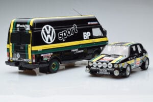 Volkswagen LT35 + Golf 1 GTI Group 2 Black Otto 1:18 OT353 Vaik - pilt 4/6
