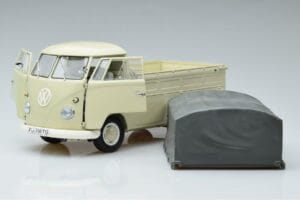 Volkswagen T1b Pickup Schuco 1:18 450037000 Metall - pilt 2/7