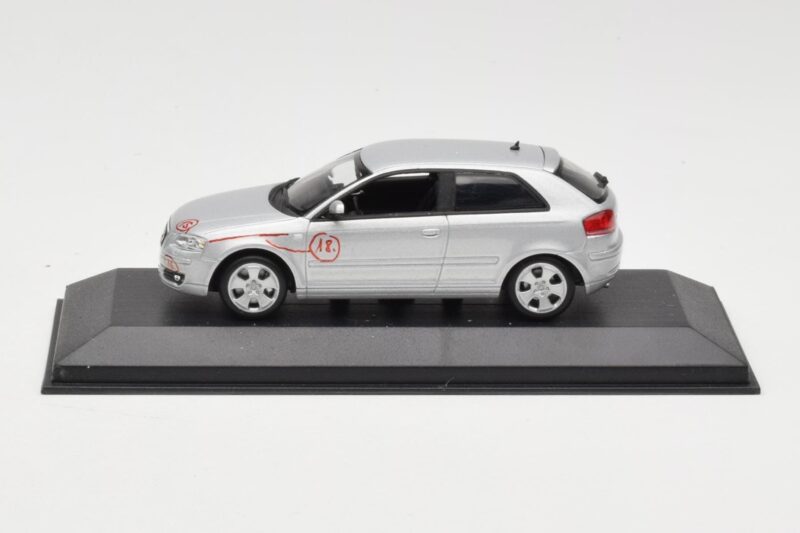 Audi A3 8P Hõbe Prototüüp Minichamps 1:43 5010503013 Metall