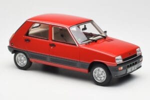 Renault 5 GTL Punane Otto 1:18 OT1147 Vaik - pilt 4/6