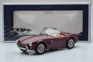 AC Cobra 289 Tumepunane Norev 1:18 182758 Metall - pilt 6/6