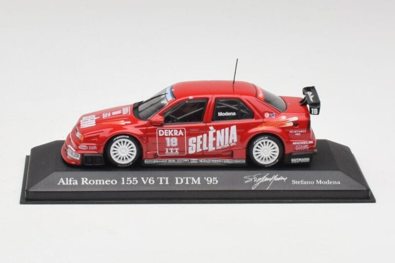 Alfa Romeo 155 V6 TI #18 Euroteam Modena DTM 1995 Minichamps 1:43 430950318 Metall