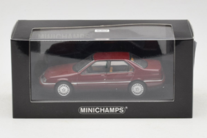 Alfa Romeo 164 3.0 Super V6 Tumepunane Minichamps 1:43 436120700 Metall - pilt 4/4