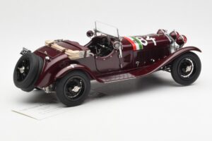 Alfa Romeo 1750 GS Spider #84 T. Nuvolari / B. Guidotti Mille Miglia Winner 1930 CMC 1:18 M-141 Metall - pilt 2/6