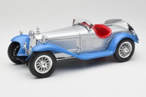 Alfa Romeo 2300 Spider Hõbedsinine Bburago 1:18 3008 Metall