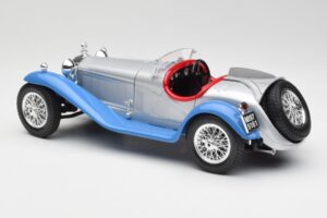 Alfa Romeo 2300 Spider Hõbedsinine Bburago 1:18 3008 Metall - pilt 7/8