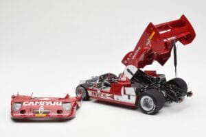 Alfa Romeo 33TT 12 #1 A. Merzario / J. Laffite 1000km Nurburgring Winner 1975 AUTOart 1:18 87505 Metall - pilt 5/8