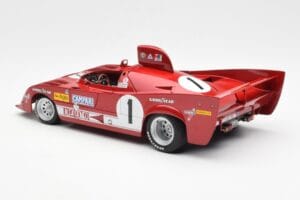 Alfa Romeo 33TT 12 #1 A. Merzario / J. Laffite 1000km Nurburgring Winner 1975 AUTOart 1:18 87505 Metall - pilt 7/8