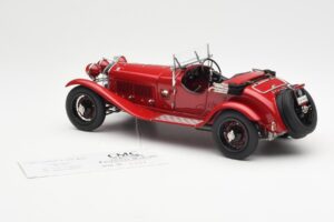 Alfa Romeo 6C 1750 GS Spider Bordeaux Punane CMC 1:18 M-138 Metall - pilt 5/6