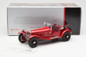 Alfa Romeo 6C 1750 GS Spider Bordeaux Punane CMC 1:18 M-138 Metall - pilt 6/6