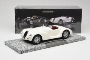 Alfa Romeo 6C 2500 SS Corsa Spider Valge Minichamps 1:18 107120232 Vaik - pilt 6/6
