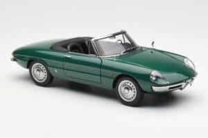 Alfa Romeo Duetto Spider Roheline AUTOart 1:18 70138 Metall - pilt 6/8