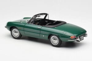 Alfa Romeo Duetto Spider Roheline AUTOart 1:18 70138 Metall - pilt 7/8