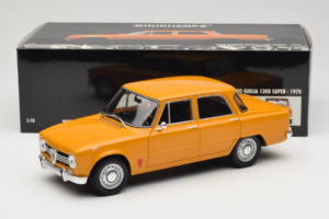 Alfa Romeo Giulia 1300 Super Oranž Minichamps 1:18 180120900 Metall - pilt 8/8