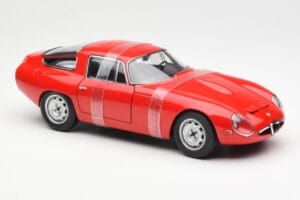 Alfa Romeo Giulia TZ Punane AUTOart 1:18 70196 Metall - pilt 4/6
