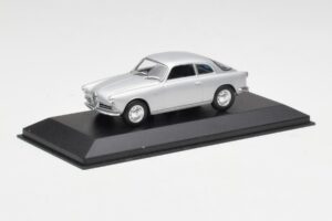 Alfa Romeo Giulietta Sprint Hõbedane Minichamps 1:43 400120400 Metall - pilt 2/4