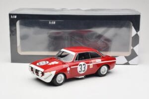 Alfa Romeo GTA 1300 Junior #33 T. Hezemans / G. van Lennep Division 1 Winners 4 Hours of Jarama 1972 Minichamps 1:18 15572123 - pilt 6/6