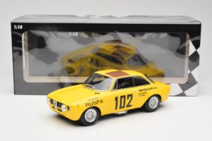 Alfa Romeo GTA 1300 #102 Squadra Corse R. Zanetti / M. Ruspa / Monzeglio Targa Florio 1971 Minichamps 1:18 155711202 Metall - pilt 6/6