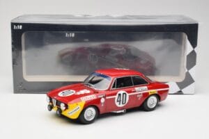 Alfa Romeo GTA 1300 #83 Autodelta C. Facetti / S. Truci 24 Hours of Spa 1972 Minichamps 1:18 155722283 Metall - pilt 6/6