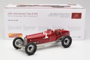 Alfa Romeo P3 #2 R. Caracciola German GP Winner 1932 CMC 1:18 M-220 Metall - pilt 6/6