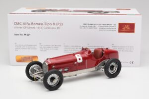 Alfa Romeo P3 #6 R. Caracciola Monza GP Winner 1932 CMC 1:18 M-221 Metall - pilt 6/6
