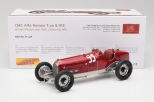 Alfa Romeo P3 #95 R. Caracciola Klausen Pass Hillclimb Winner 1932 CMC 1:18 M-224 Metall - pilt 6/6