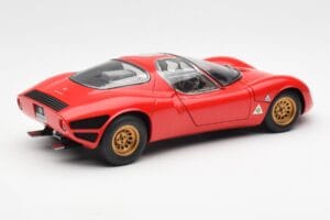 Alfa Romeo 33 Stradale Punane AUTOart 1:18 70191 Metall - pilt 3/8