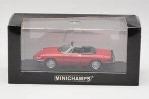 Alfa Romeo Spider 2000 Alfa Punane Minichamps 1:43 436120760 Metall - pilt 4/4