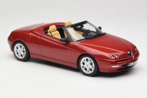 Alfa Romeo Spider 916 Proteo Red Metallic Norev 1:18 187854 Metall - pilt 4/6