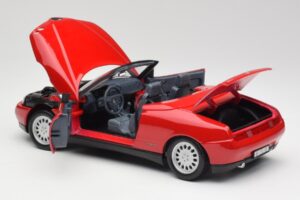 Alfa Romeo Spider 916 Alfa Punane Maisto 1:18 50278 Metall - pilt 5/8