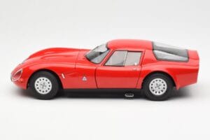 Alfa Romeo TZ2 Punane AUTOart 1:18 70198 Metall - pilt 3/6