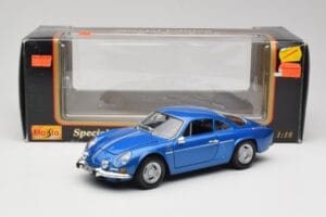 Alpine A110 1600 S Alpine Blue Maisto 1:18 50321 Metall - pilt 8/8