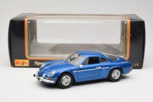 Alpine A110 1600S Sinine Maisto 1:18 31850 Metall - pilt 8/8