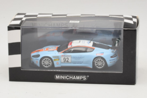 Aston Martin DBRS9 Gulf #92 T. Enge / Lechner VLN 250 Nurburgring 2008 Minichamps 1:43 400081392 Metall - pilt 4/4