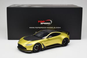 Aston Martin V12 Vantage Final Edition Cosmopolitan Yellow TopSpeed 1:18 TS0453 Metall - pilt 6/6