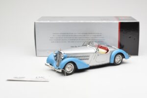 Audi 225 Front Roadster Sinine Hõbe CMC 1:18 M-075B Metall - pilt 6/6