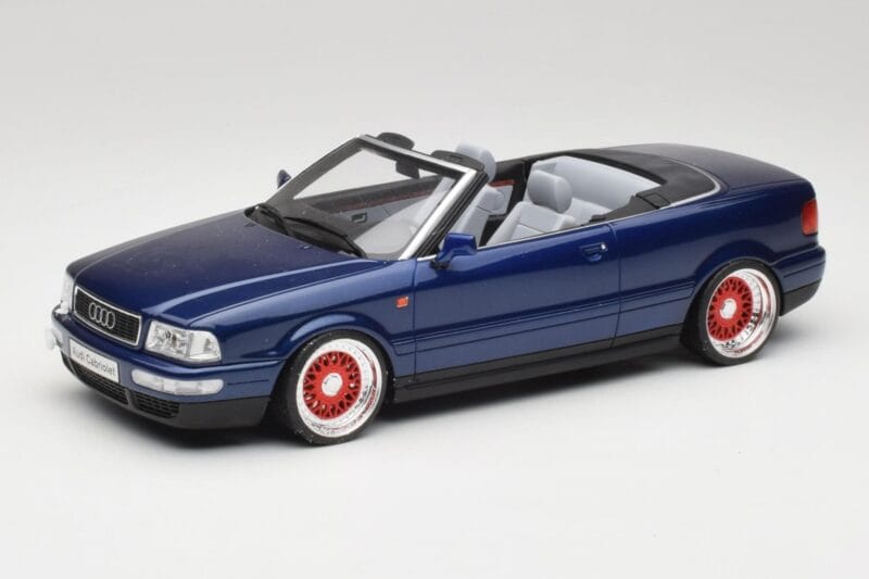 Audi 80 B4 Kabriolett Ming Sinine Metallic Custom Wheels Otto 1:18 OT806-C Vaik
