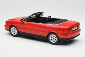 Audi 80 B3 Kabriolett Punane MCG 1:18 MCG18371 Metall - pilt 5/6
