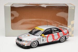 Audi A4 B5 #3 F. Biela DTM World Champion 1995 UT Models 1:18 39542 Metall - pilt 8/8