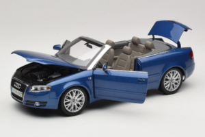 Audi A4 B6 Kabriolett Sinine Norev 1:18 5010504325 Metall - pilt 2/9