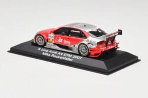 Audi A4 B7 #11 Team Abt M. Rockenfeller DTM 2007 Minichamps 1:43 5020700163 Metall - pilt 3/4