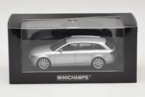 Audi A4 B8 Avant Ice Silver Minichamps 1:43 5011204213-R1 Metall - pilt 4/4