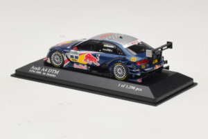 Audi A4 DTM #1 M. Ekstrom Audi Sport Team Abt Sportsline DTM Champion 2008 Minichamps 1:43 400081801 Metall - pilt 3/4