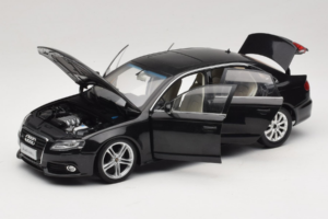 Audi A4L B8 Must Paudi Model 1:18 AUDI012 Metall - pilt 2/8