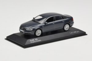 Audi A6 C6 Tumesinine Minichamps 1:43 5010406143 Metall - pilt 2/4