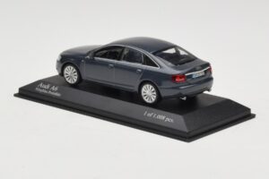 Audi A6 C6 Tumesinine Minichamps 1:43 5010406143 Metall - pilt 3/4