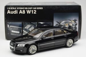 Audi A8 D3 W12 Must Kyosho 1:18 09212BK Metall - pilt 8/8