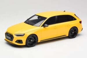 Audi RS4 B9 Avant 25. Juubel Vegas Kollane GT Spirit 1:18 GT935 Vaik