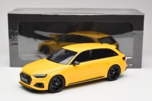 Audi RS4 B9 Avant 25. Juubel Vegas Kollane GT Spirit 1:18 GT935 Vaik - pilt 6/6