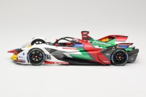 Audi e-tron FE05 Audi Sport ABT Schaeffler #66 D. Abt Formula E Season 5 2019 Minichamps 1:18 114180066 Metall - pilt 3/6